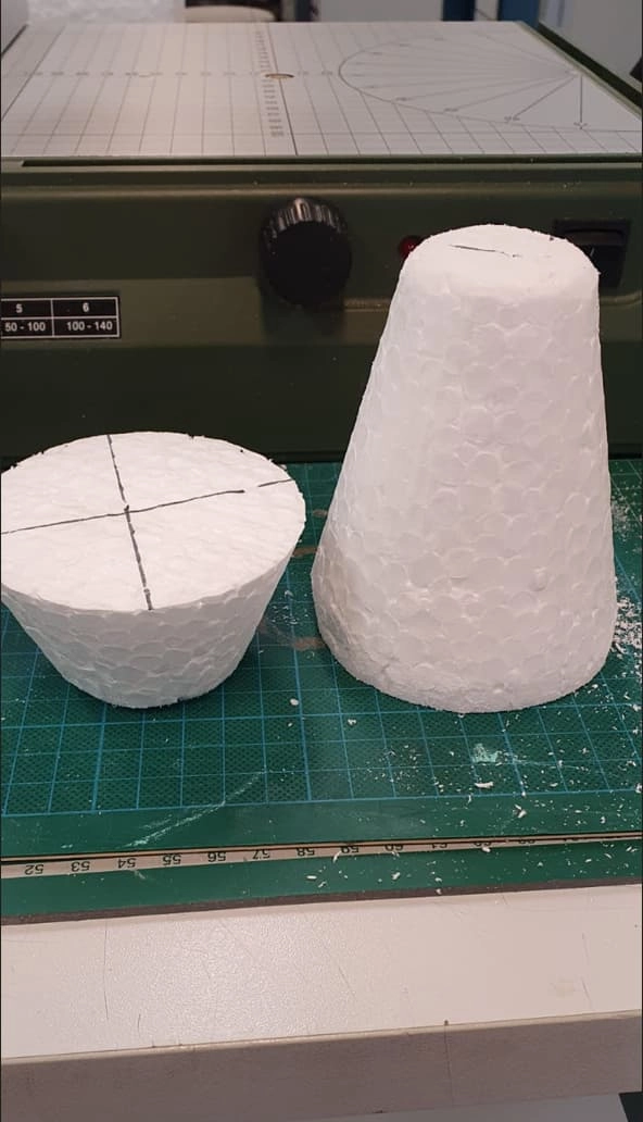 Shaping the foam model