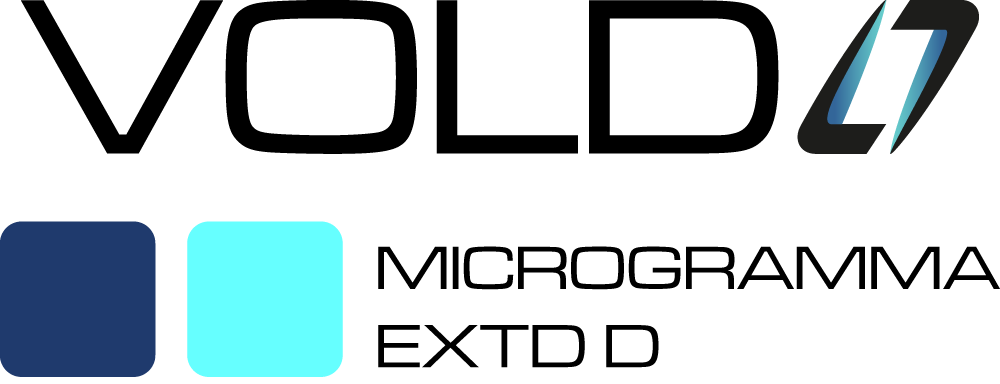 Colors and font used in the brand "Vold"