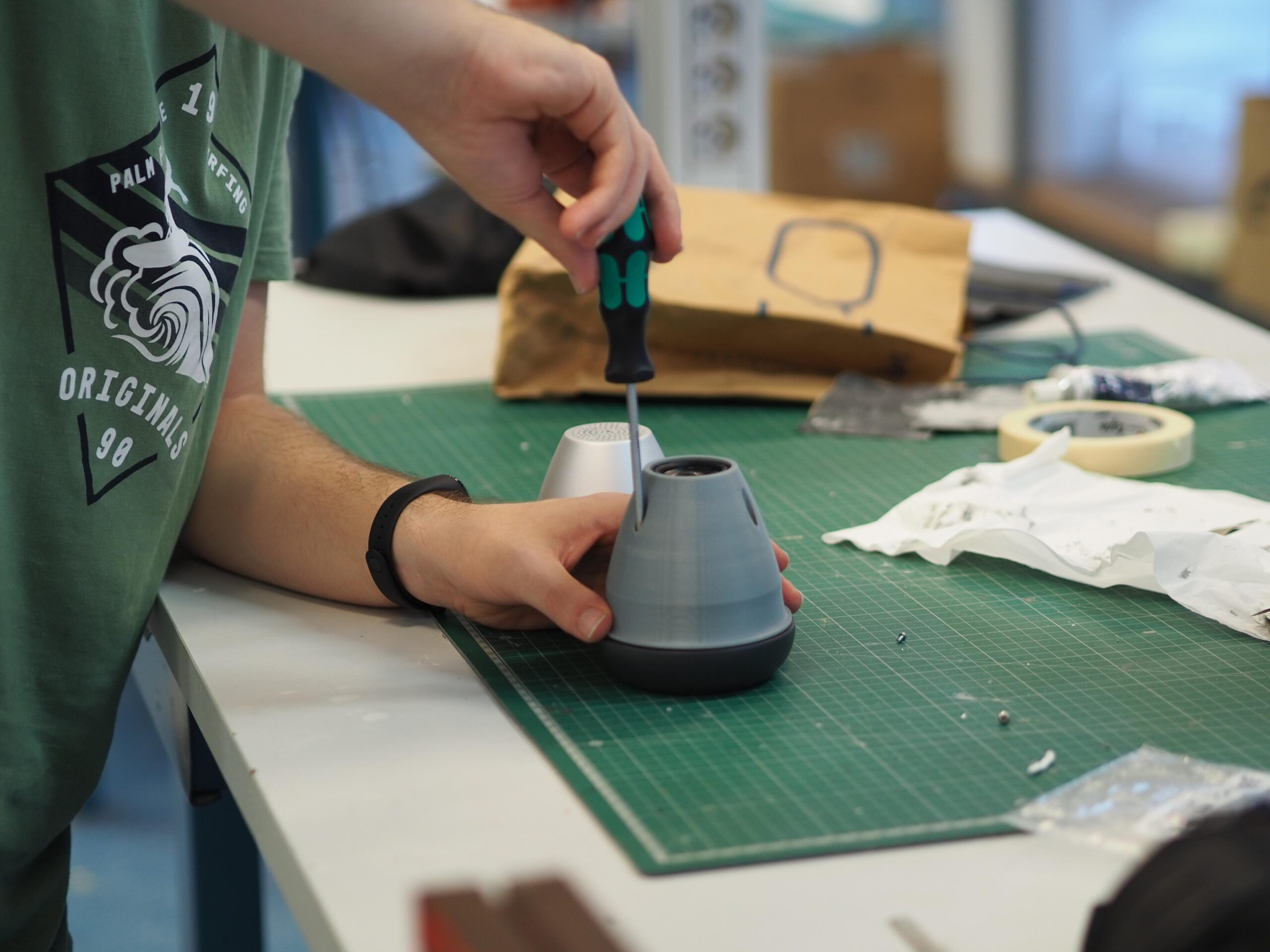Assembly in the workshop