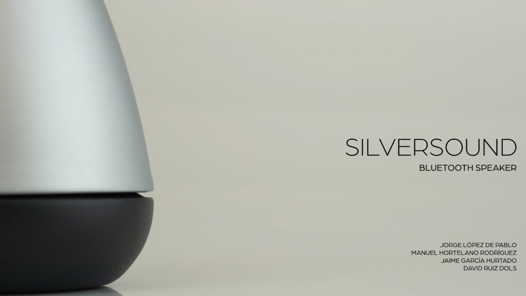 Photography of the bluetooth speaker in a studio